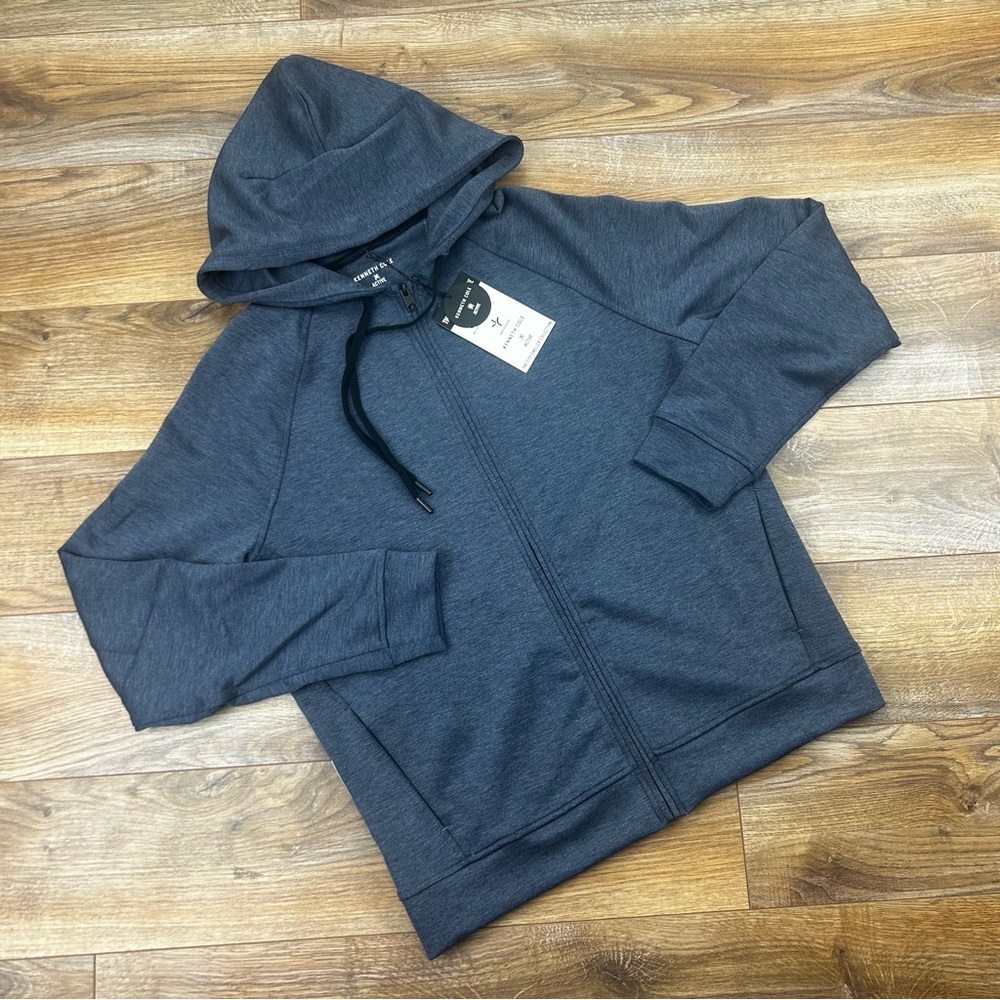 $79 KENNETH COLE ACTIVE Full Zip Hoodie Men’s Medium Moisture Wicking NWT